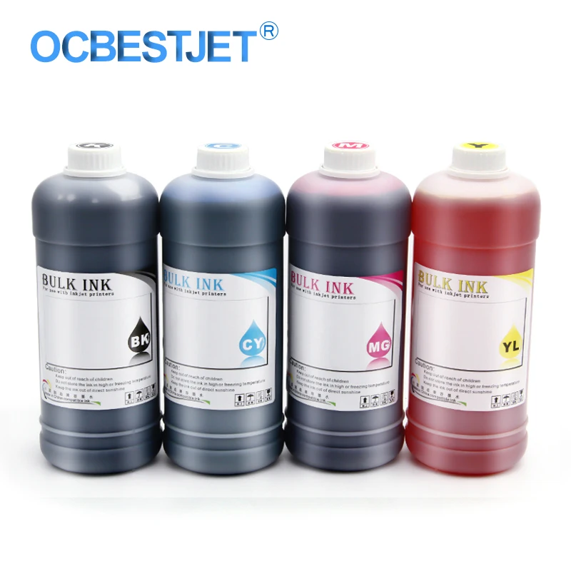 500ML/Bottle Universal Dye Ink For HP Inkjet Printer T610 T620 T770 T790 T1100 T1120 T1200 T1300 T2300 500 510 800 Z2100 Printer