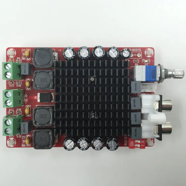 XH-M510 TDA7498 Klasse-D Hoge power Digitale versterker board 2*100 w Auto versterker DC 14-34 v