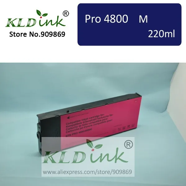 [KLD Ink] T606B Compatible ink cartridge for Stylus Pro 4800 Printer  ( 1 cartridge with chip and DYE ink )