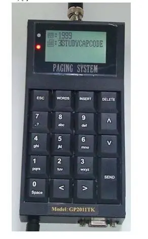 Wireless Pager Transmitter POCSAG Pager Wireless Calling System Transmitter Connect to Computer to Send Text Message