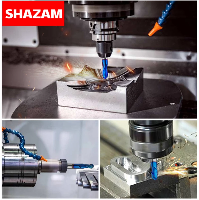 Fräsen Cutter Hrc70 Ball Nase Legierung Nano-Beschichtung Wolfram Stahl Werkzeuge Cnc Bearbeitungs FLASH-SHAZAM Großhandel Top Härte Maschine Schneider – Detail 3
