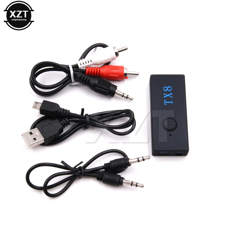 1PCS Wireless Bluetooth Transmitter Adapter RCA/3.5mm Audio Bluetooth 3.0 for TV Headphone computer MP3/MP4 new