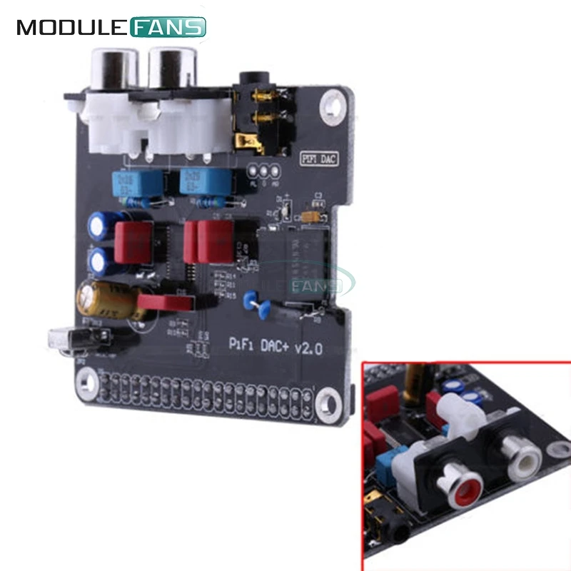 DAC+ HIFI DAC Audio Sound Card Module I2S interface for Raspberry pi 3 2 B B+ Board