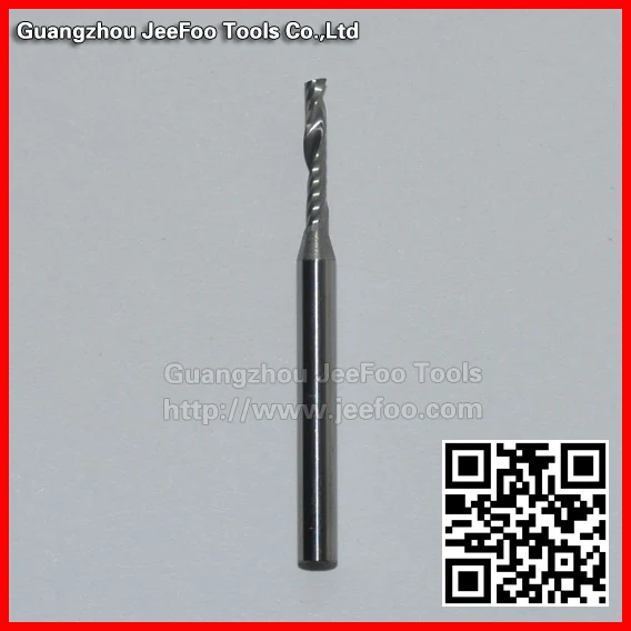 

3.175*2.0*8 solid carbide one flute spiral end mill bits AAA series