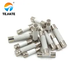 10pcs Ceramic Fuse 5mm x 20mm 5X20 6x30 T1A 2A 3A 3.15A 4A 5A 6A 6.3A 8A 10A 15A  20A 30A 250V Car Microwave Oven