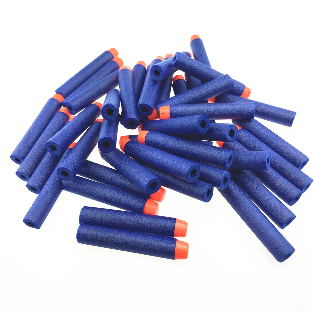 200PCS Für Pistole Kugeln Hohl Loch Kopf 7,2 cm Refill Darts Spielzeug Pistole Kugeln Weiche Kugel Pistole Kid Weihnachten kinder Geschenk