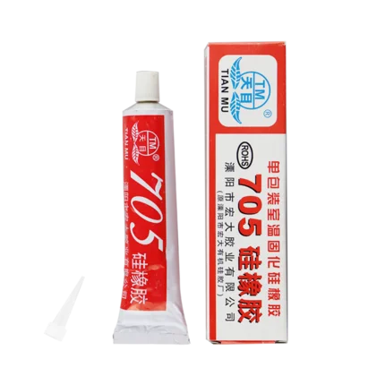 705 Silicone  Clear Sealing Glue Waterproof Heat Resist For Electron Component 50 g Hot