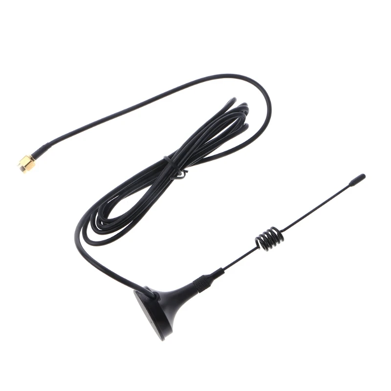 433MHz Antenna 5dbi Male RG174 Cable GSM GPRS 1.5M Magnetic Base For Ham Radio 517A