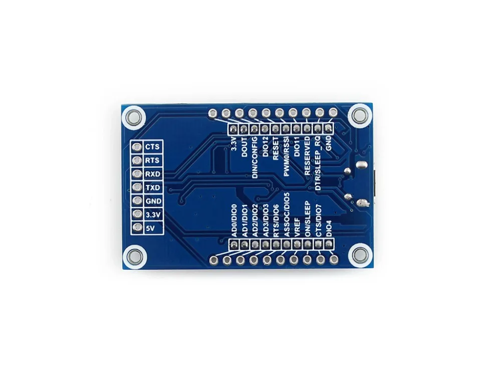 XBee USB Adapter UART communication board supports XBee connectivity USB to UART module Configure XBee modules