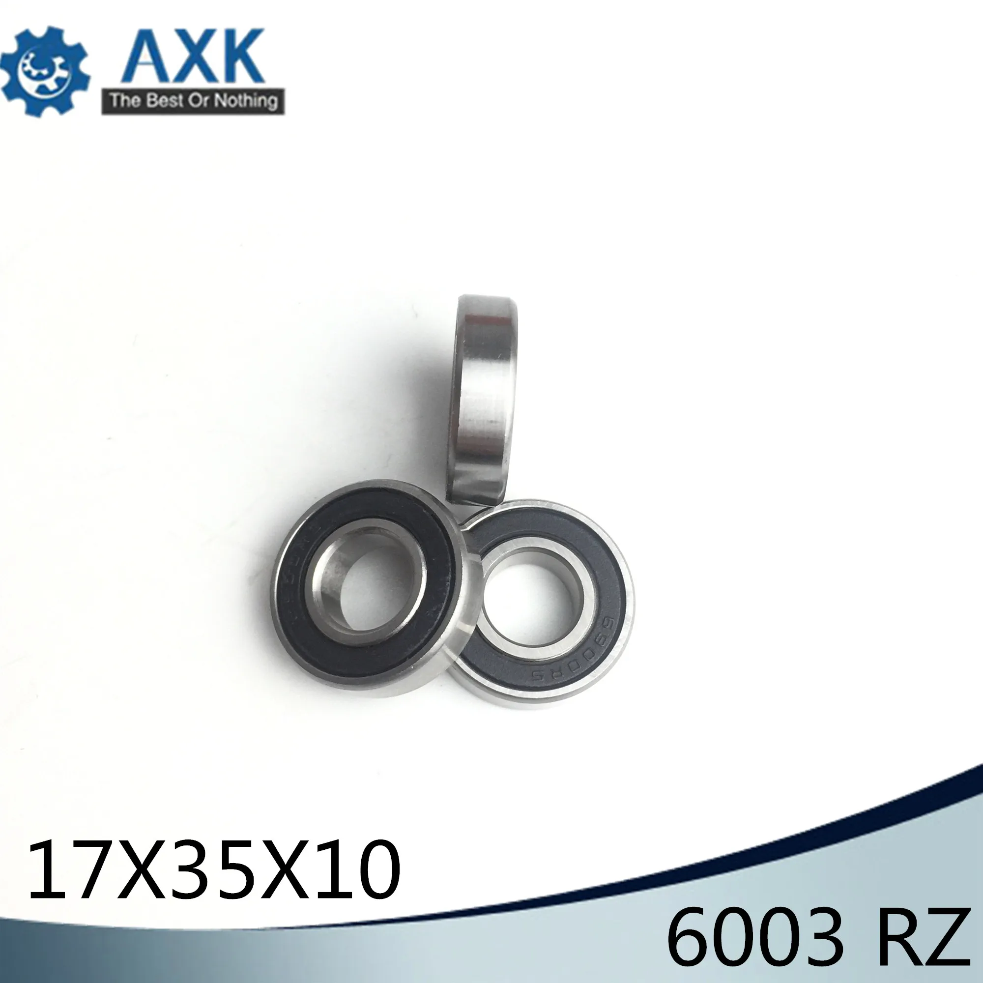 

6003RZ Bearing 17*35*10 mm ABEC-3 ( 6 PCS) Mute High Speed For Blush Motors 6003 RS 2RZ Ball Bearings 6003RS 2RS With Nylon Cage