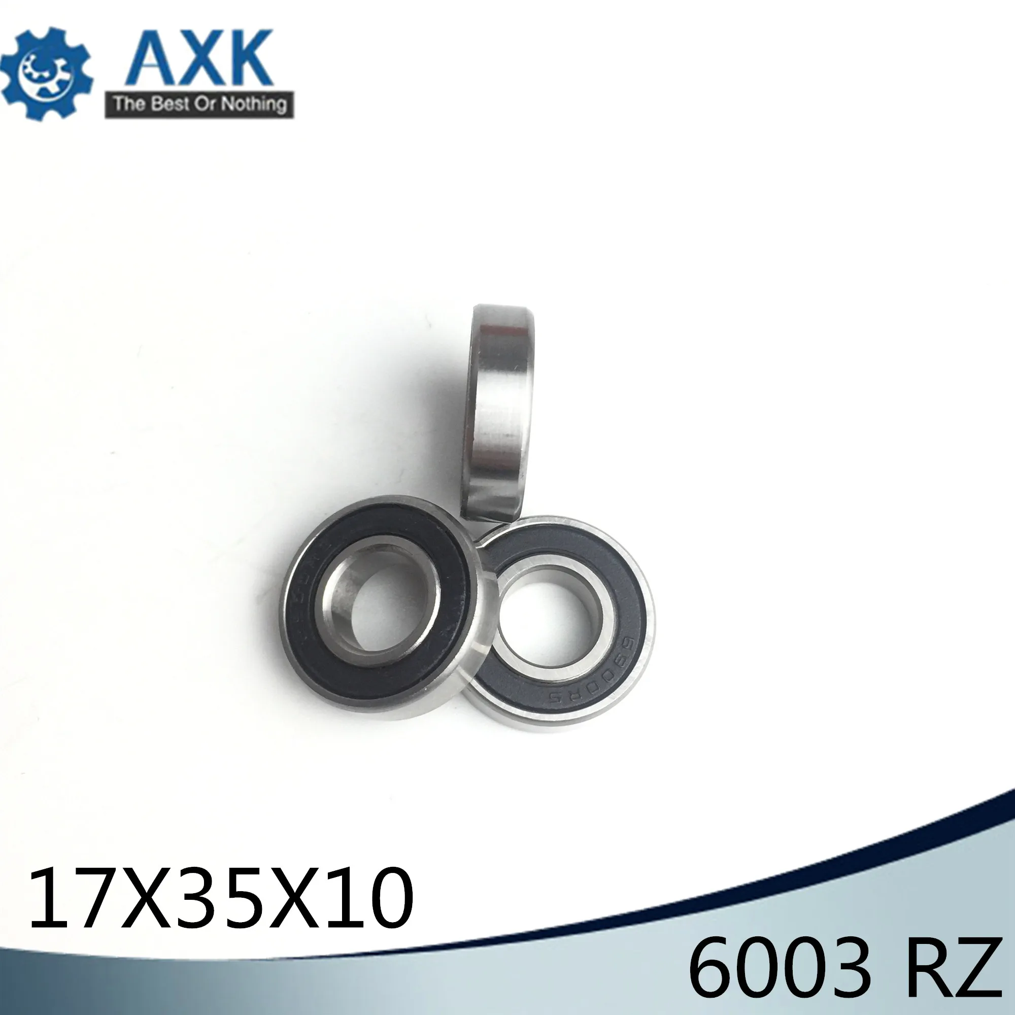 6003RZ Bearing 17*35*10 mm ABEC-3 ( 6 PCS) Mute High Speed For Blush Motors 6003 RS 2RZ Ball Bearings 6003RS 2RS With Nylon Cage