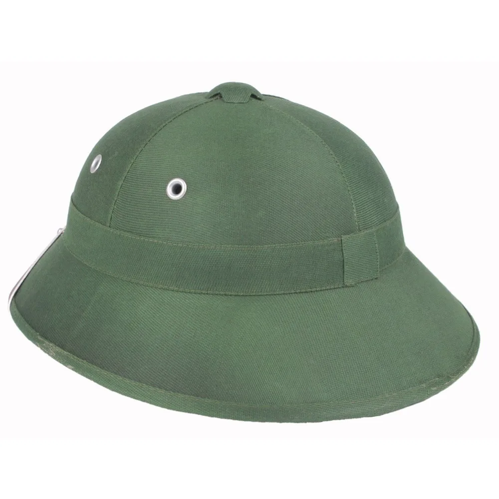 VIETNAM WAR ARMY HAT NVA VIETCONG VC PITH HELMET EXPLORER CAP GREEN