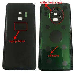 Back Glass Replacement For Samsung Galaxy s9 G960 G960F Battery Cover Rear Door Housing For Samsung s9 G960 Battery Cover