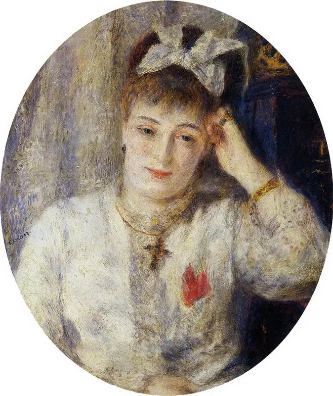 

Oil Painting Reproduction on linen canvas,marie murer by pierre auguste renoir,Free Fedex Shipping,handmade