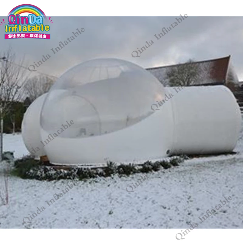 4m Diameter Inflatable Transparent Tent With Double Room,clear Inflatable Bubble Tent For Outdoor Camping