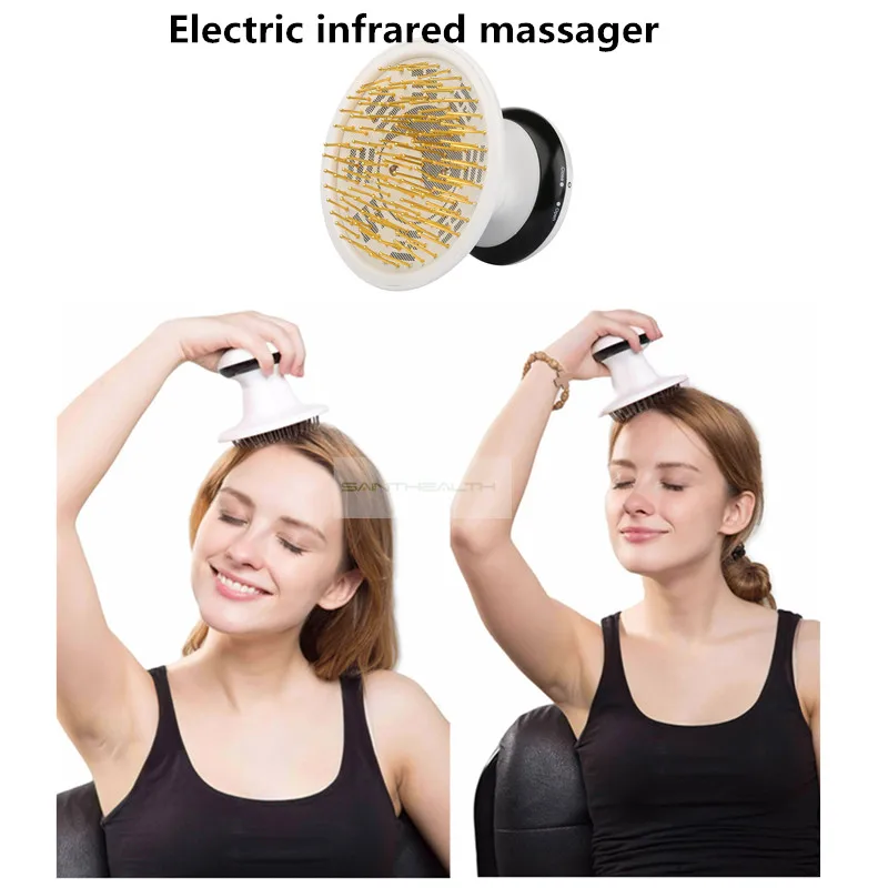 Bangyang Anti-stress Tens Pain Relief Octopus Head Scalp Neck Stress Release Relax Massage Claw Massager Head Massager