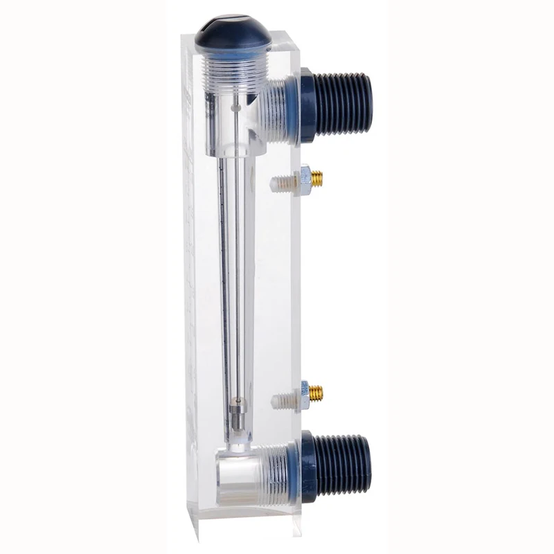 PMMA Liquid Flowmeter Water Flow Meter Panel  Rotameter With Control Valve LZM-15T 0.2-2LPM 0.2-3LPM 0.5-4LPM 1-7LPM 10-100L/H