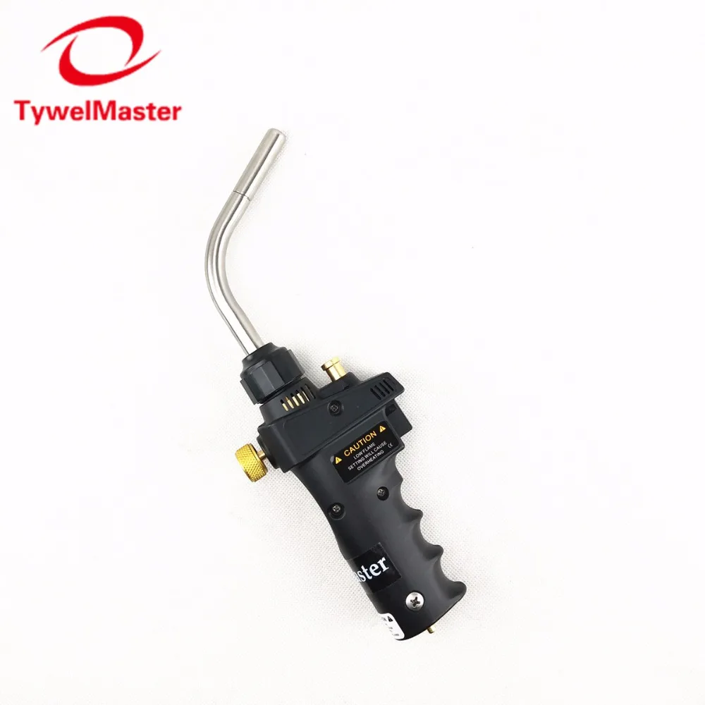 Mapp Torch Ignition Flame Brazing Gun CGA600 Burner Blowtorch Welding Quenching HVAC Plumbing Propane Gas Welding Torch