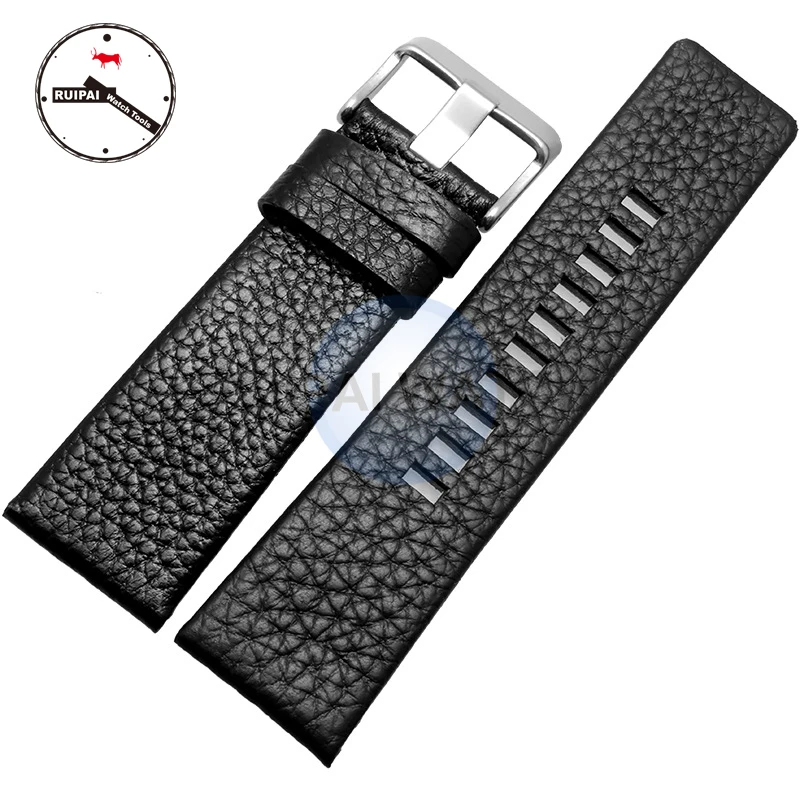 24 26 28 Leather Watch Band For Diesel Watch Strap Wrist Watch Belt For DZ7313/DZ7257/DZ1405 Bracelet DZWatchband Straps