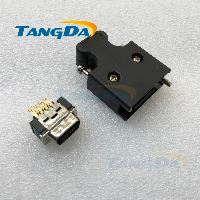 

Tangda Servo connector SCSI HPCN servo driver gold-plated male head Connect 14p 14pin 14 core A.