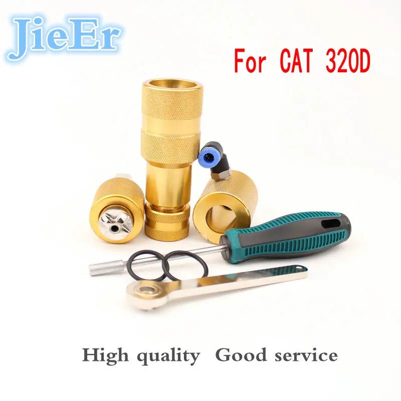 common rail injector repair disassemble tool measuring tool diesel oil return tool armature lift tool for CAT 320D /Calibra G041