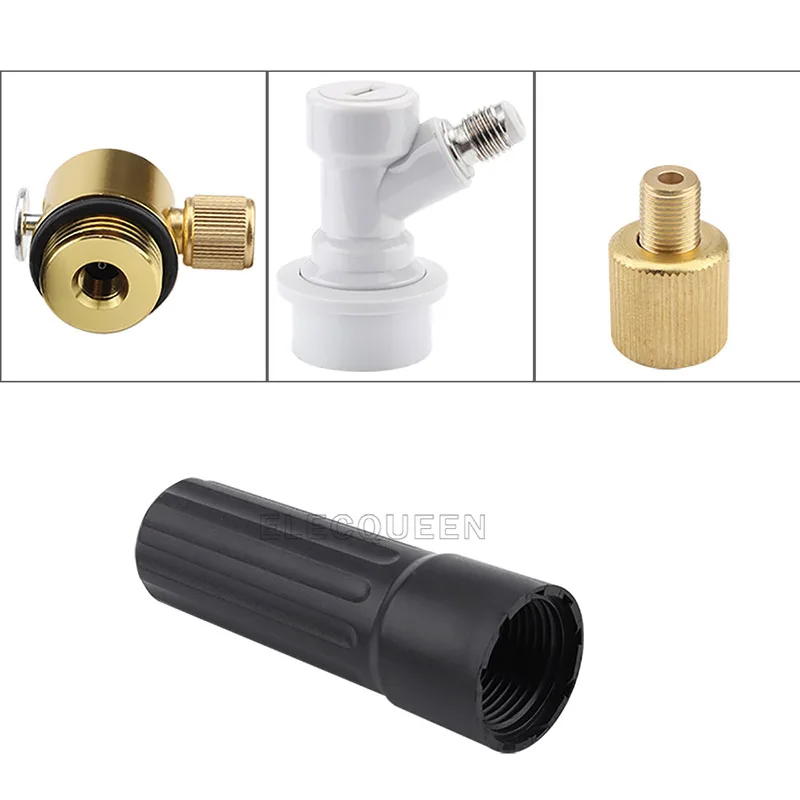 CO2 Keg Charger Home Brew Supplies Kegging Gas Charger Homebrew CO2 Cartridges with Gas Ball lock