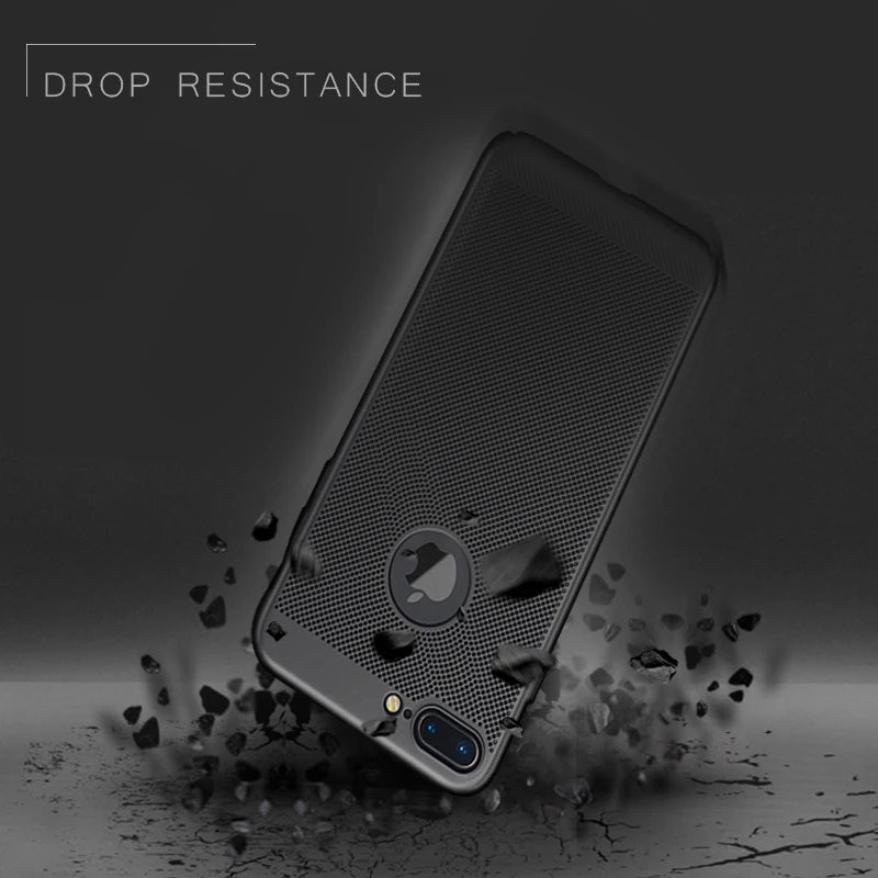 Heat Dissipation Phone Case For iPhone X 8 7 6 6s Plus 13 14 Pro Max Cool PC Case For iPhone 13 12 11 Pro Max Mini XS MAX XR SE