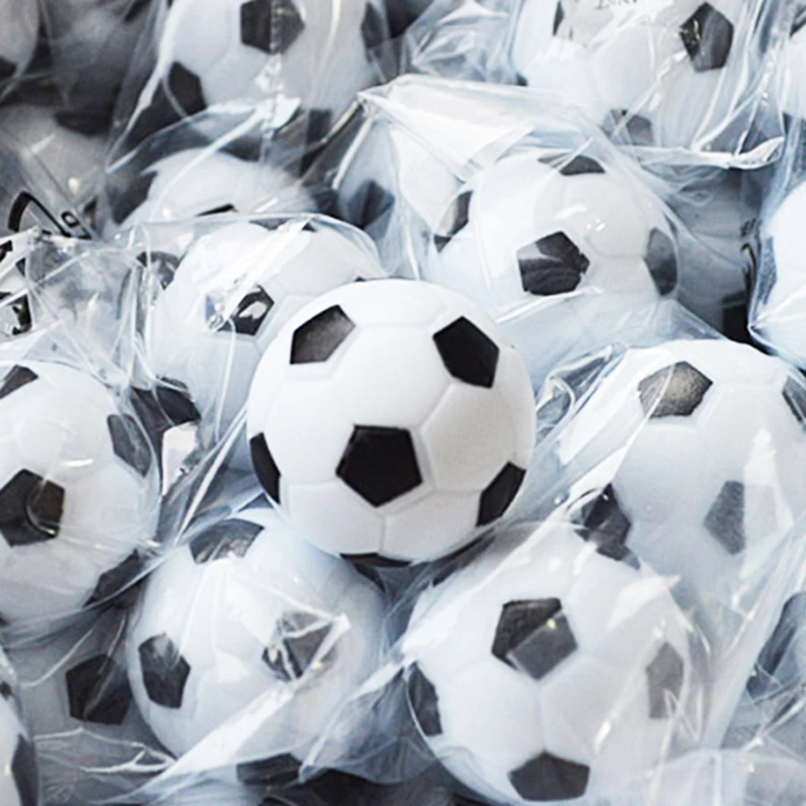 100Pcs Soccer Ball Football Fussball Soccerball Sport Gifts Round Indoor Games Foosball Table Football Parts Board Game Babyfoot