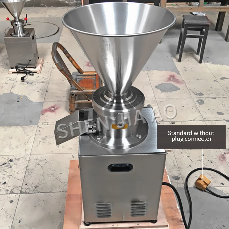 380V Vertical Colloid Refiner Grinding Peanut Butter Grinding Sauce Machine JMC-80 Stainless Steel Colloid Grinding Machine 1PC