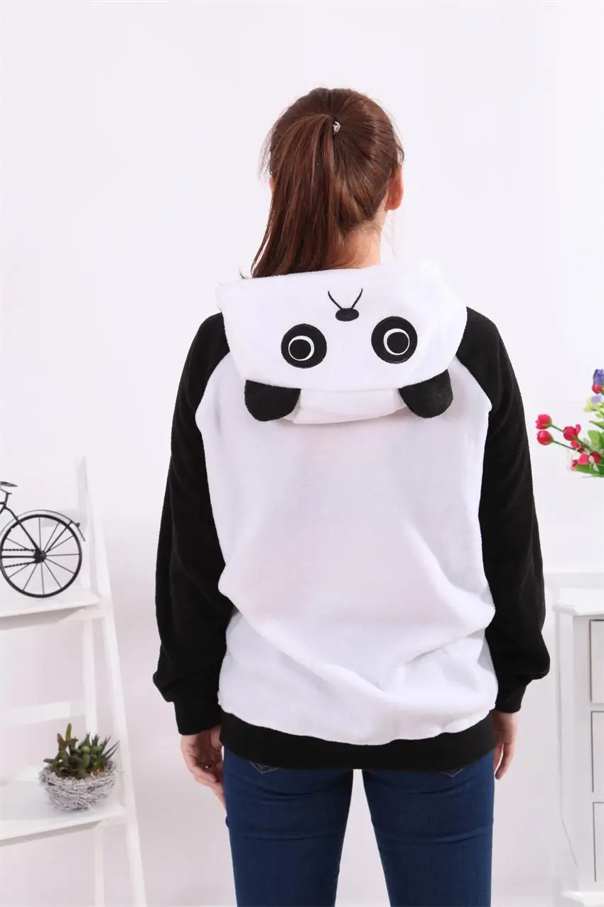 Anime Panda Hoodies Hoody Sweatshirt Women Men Jacket Unicorn