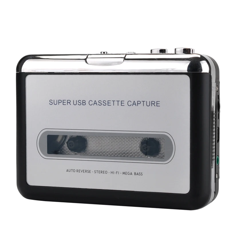 Ezcap218 USB Cassette Player Tape to PC Old Cassette to MP3 Format Converter Audio Recorder Capture Walkman with Auto Reverse