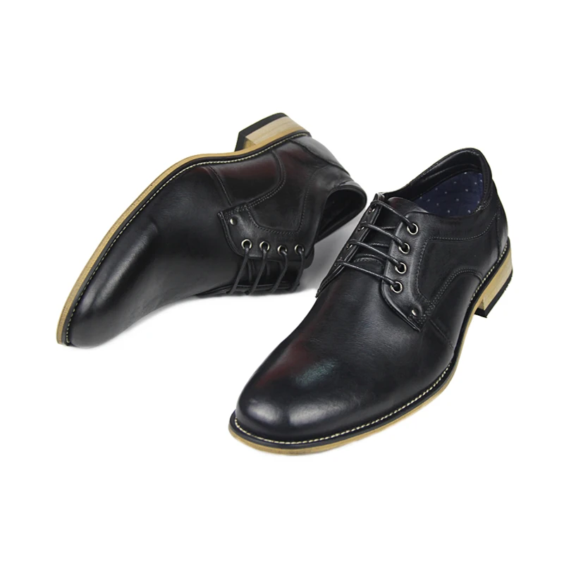 2025 Men\'s Genuine Leather Shoes Extra Size 11 12 13 Top Head Leather Brand Dress Shoes Europe America Style Man Business Shoes