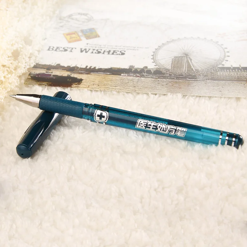 BAOKE Pc2178 large capacity ink blue neutral pen doctor dedicated 0.5mm prescription pen image 5