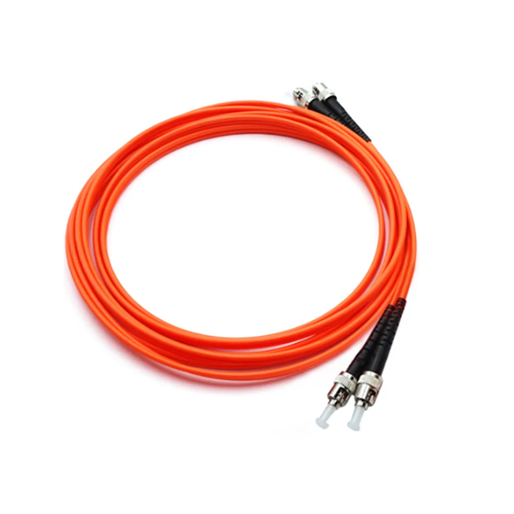 10pcs 3M 9ft. ST UPC to ST UPC Multimode M/M Duplex 3.0mm PVC OM1 Fiber Optic Patch Cable, Wholesale