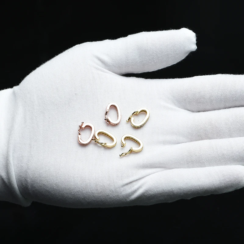 17*10mm Accessories Buckles Clasps Hooks for Jewelry Bracelet  Making Diy Jewelry  Findings Bracelet Necklace Wholesale