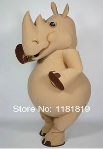 MASCOT The White Rhino mascot costume custom fancy costume anime cosplay  mascotte theme fancy dress carnival costume