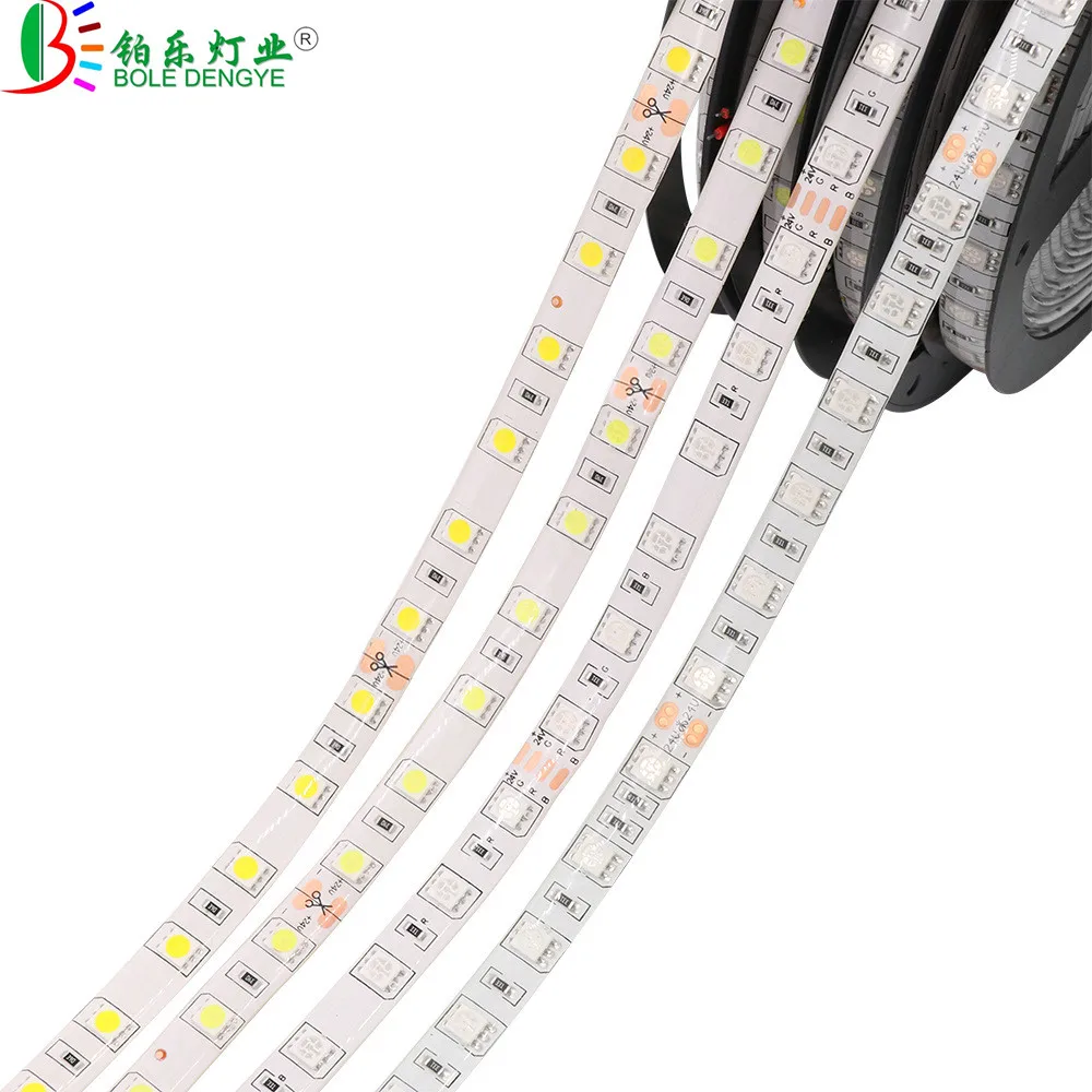 

DC 12V Flexible LED Strip Light SMD 2835 5050 White Warm White Blue Green RED RGB LED Strip For Living Room Bedroom Decoration