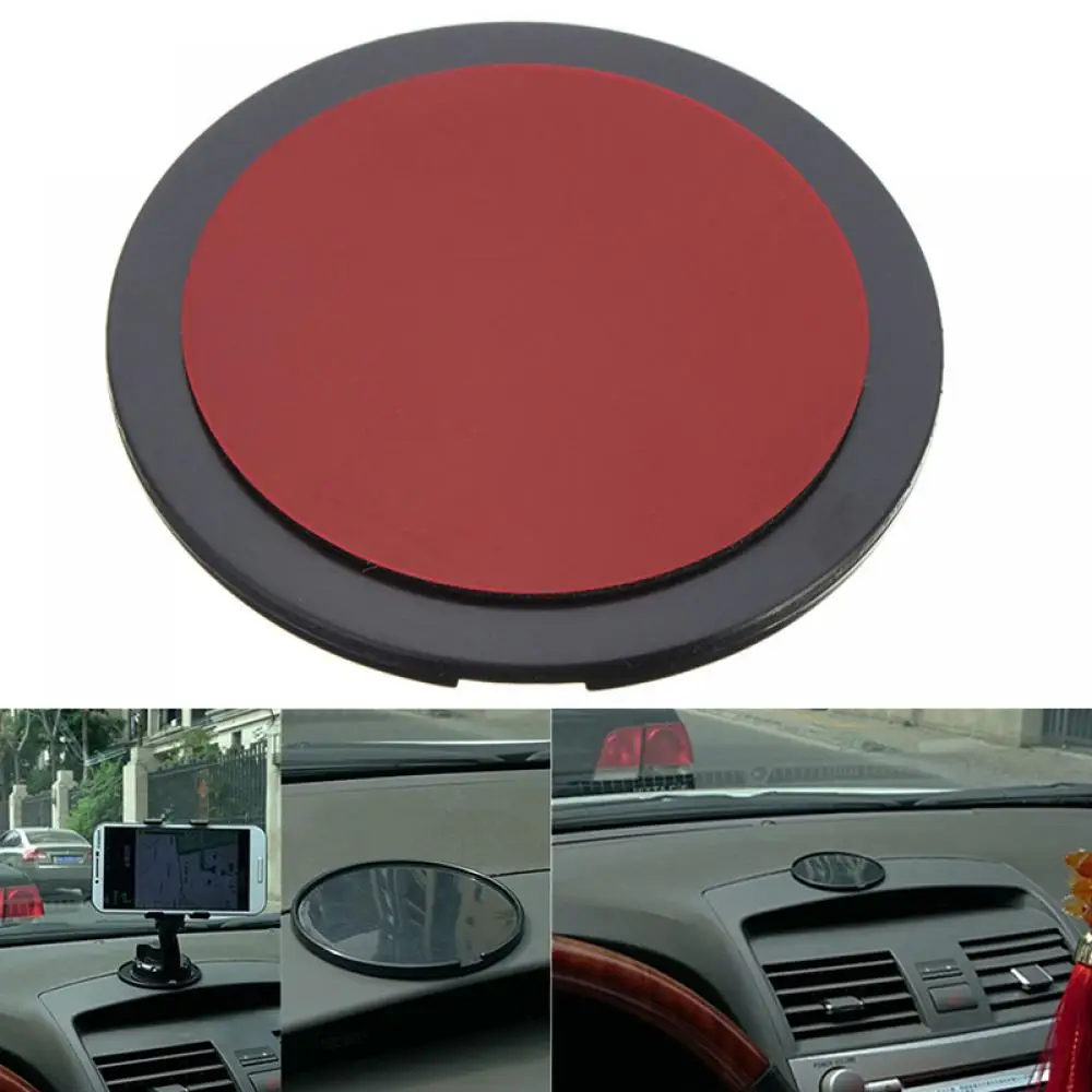 Auto Mount Holder GPS Mobile Phone Suction  Car Dashboard Adhesive Disc Disk Sticky Pad Anti-Slip Mat Universal