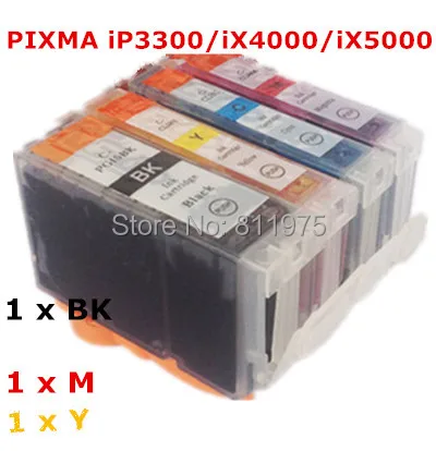 

PGI-5 5BK CLI-8 4color compatible ink cartridge For canon PIXMA IX4000 IX5000 IP3300 IP3500 MP510 MP520 MP520X MX700 Printer