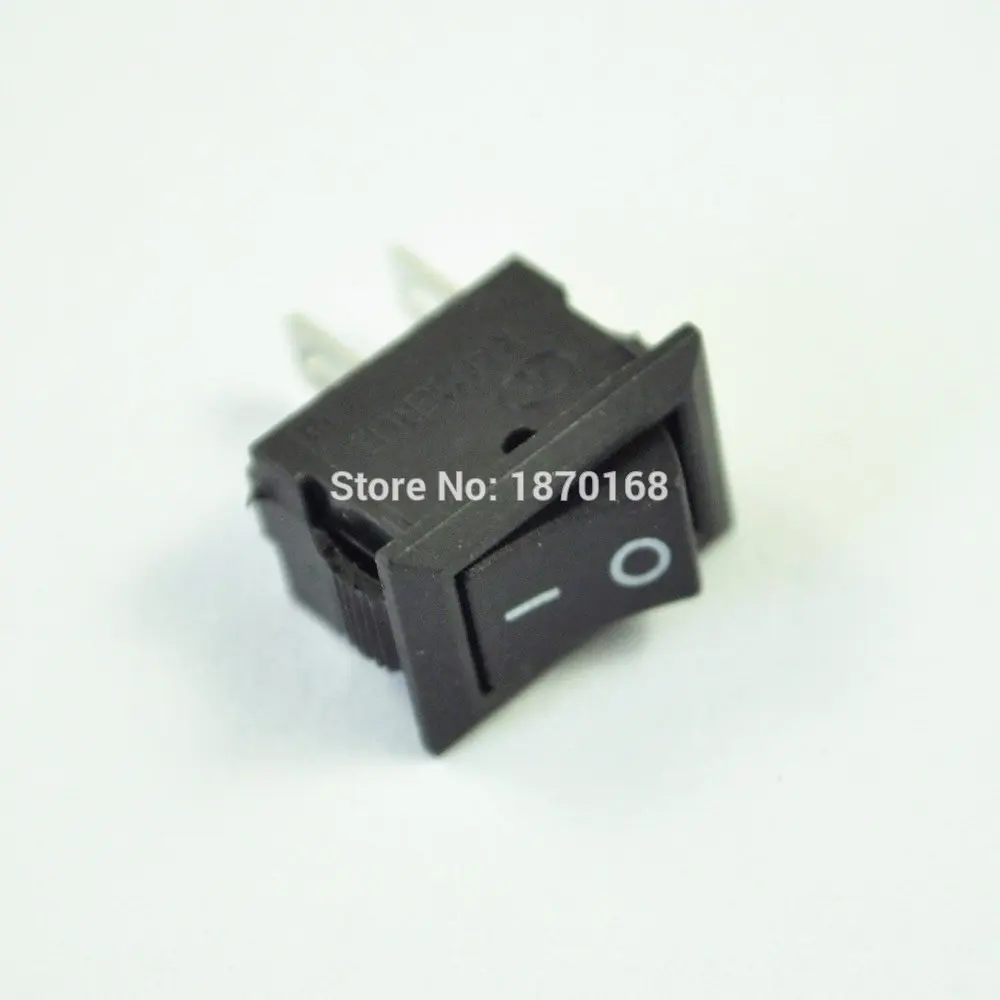 10PCS KCD4 Black 4 Pins DPST On/Off Rocker Switch AC 250V/15A 125V/20A