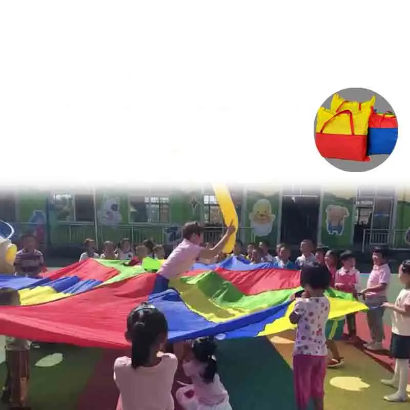 Children Games Whac-A-Mole Rainbow Umbrella Educational Outdoor Sports Toys Funny Parachute Ballute Kindergarten Kids