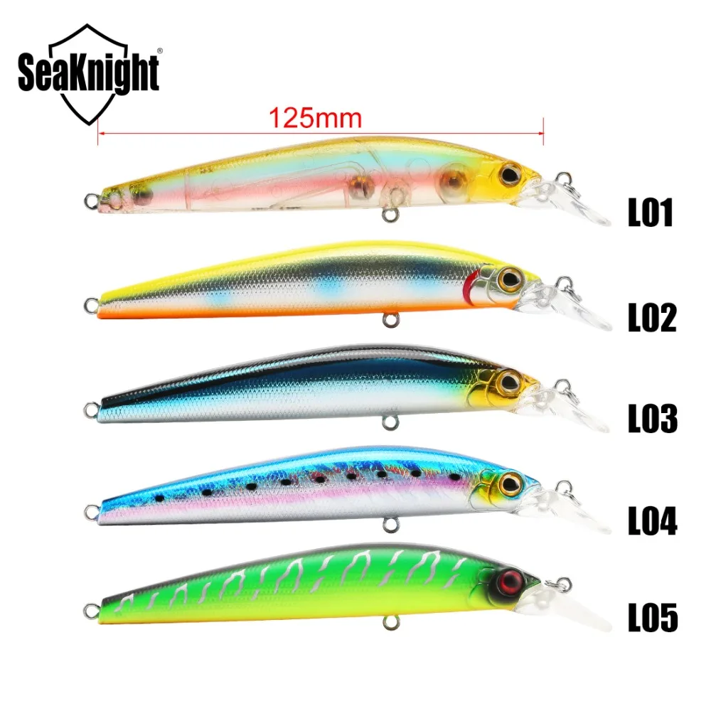 Seaknight SK023 Fishing Lure 1 PC Floating Minnow Lure 22.5g 125mm 0-1.5M Minnow 5 Colors Salt Water / Fresh Water BASS Baits