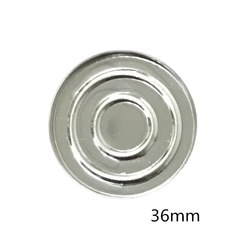 Okrągłe żelazne cienie do powiek 50 sztuk 26mm/36mm, zrób to sam, cień do powiek, pusta obudowa może mocno przytrzymać nasz magnetyczny cień do oczu