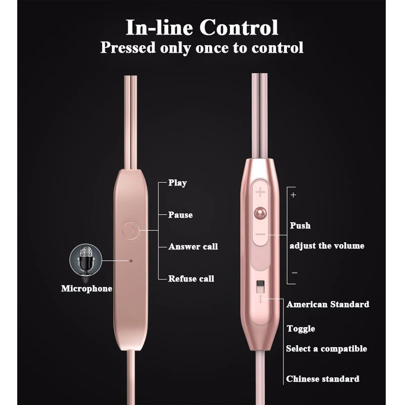 Fone de ouvido para blackview a7 a7 pro s8 p2 a10 baixo pesado estéreo in-ear celular fone de ouvido música fone de ouvido com microfone fone de ouvido