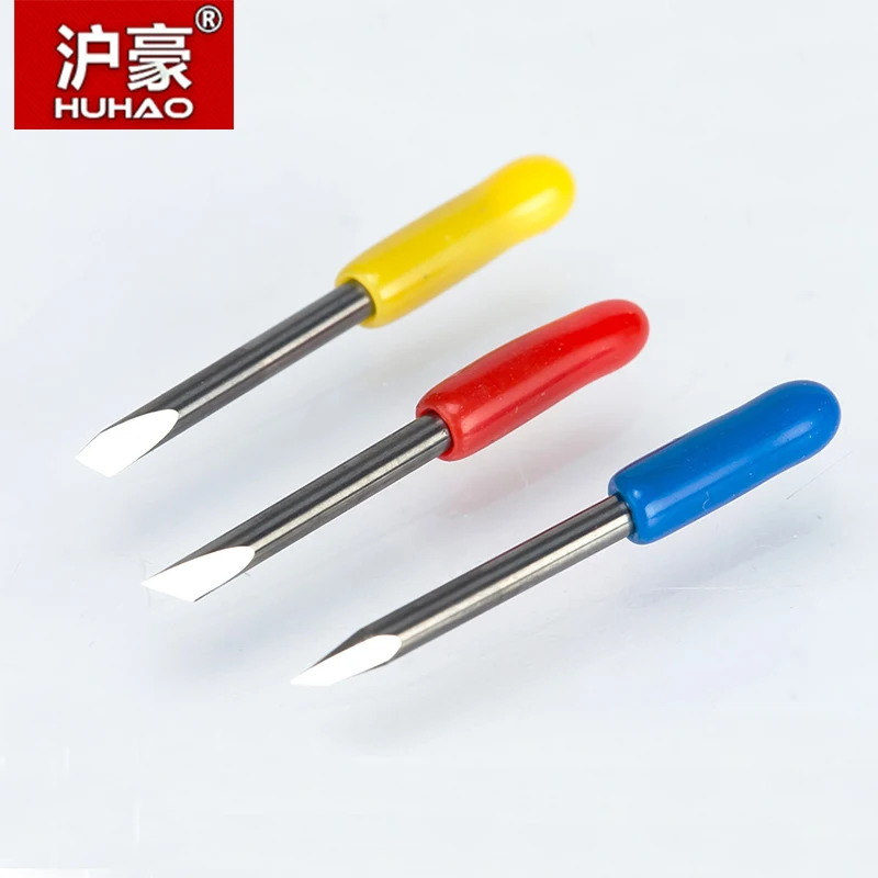 HUHAO 5PC/lot SUMMA Plotter Cutter 30/45/60 Degree Tungsten blades Cutting Plotter Vinyl Cutter Knife for SUMMA Plotter Blade