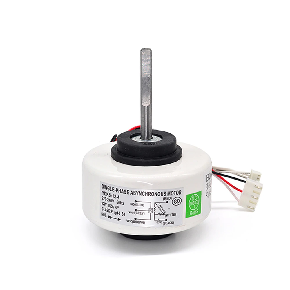 

Air Conditioner Fan Motor YDKS-12-4 Indoor Hanging Plastic Seal 12W Universal Electronic Speed Motor Air Conditioning Part