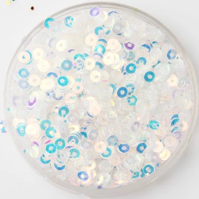 10g(3000pcs) formato 3 millimetri Scintillante di Colore Paillettes PVC Piatto Allentati Rotondi Paillettes Paillette per la Cerimonia Nuziale