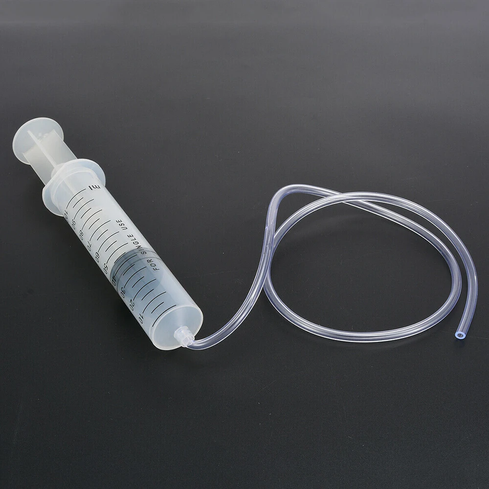 Syringe 100ml Large Capacity Syringe Reusable Pump Measuring And Hose For Draw Ink Pet Feeding Car Liquid Oil Glue Applicator