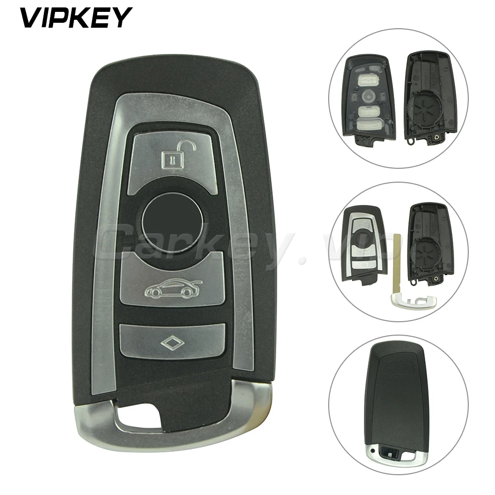 

Remotekey Smart Key Replacement Shell Case 4 Button Car Key For BMW Key 3 5 7 Series 2009 2010 2011 2012 2013 2014