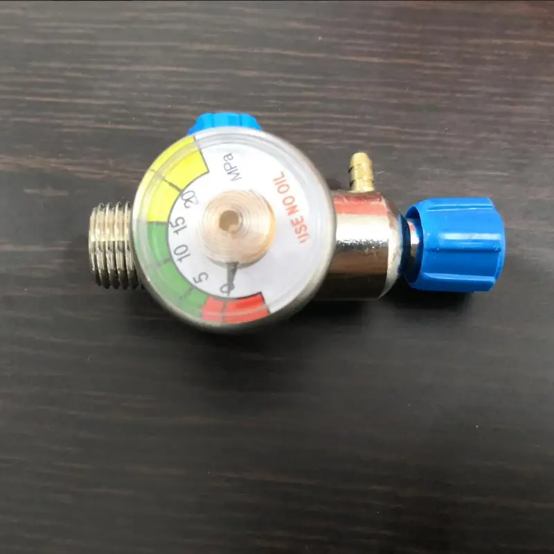 Oxygen valve pressure gauge pressure reducing valve oxygen valve cylinder tools 1-4l welding with oxygen valve